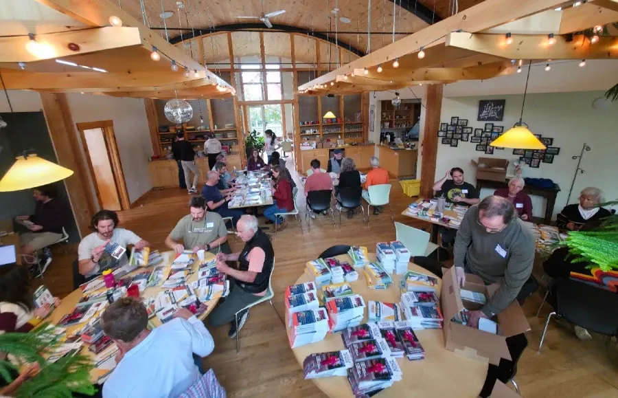 Boulder Progressives all-volunteer Lit Drop