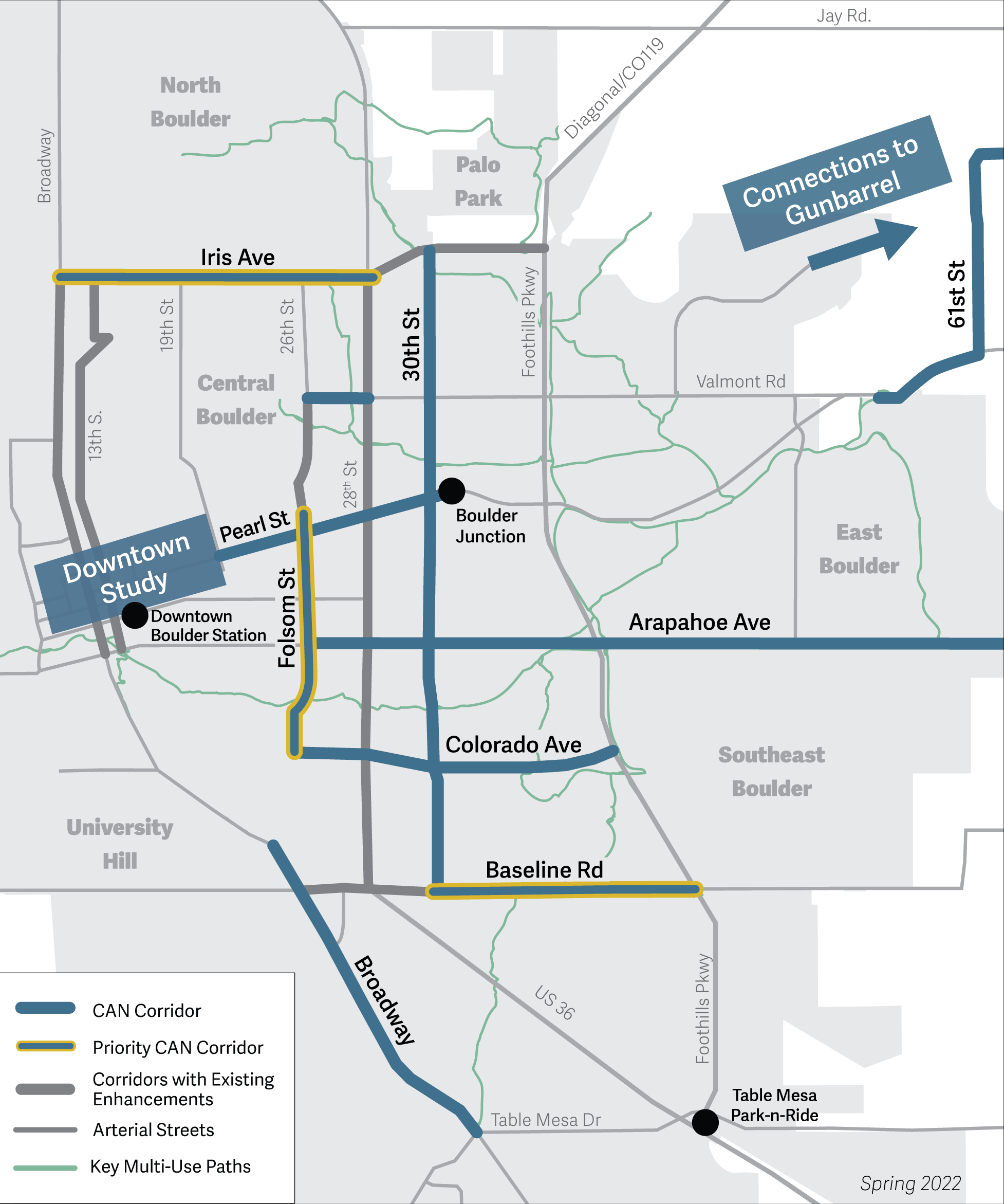 Continuing Boulder’s Core Arterial Network is essential for transportation