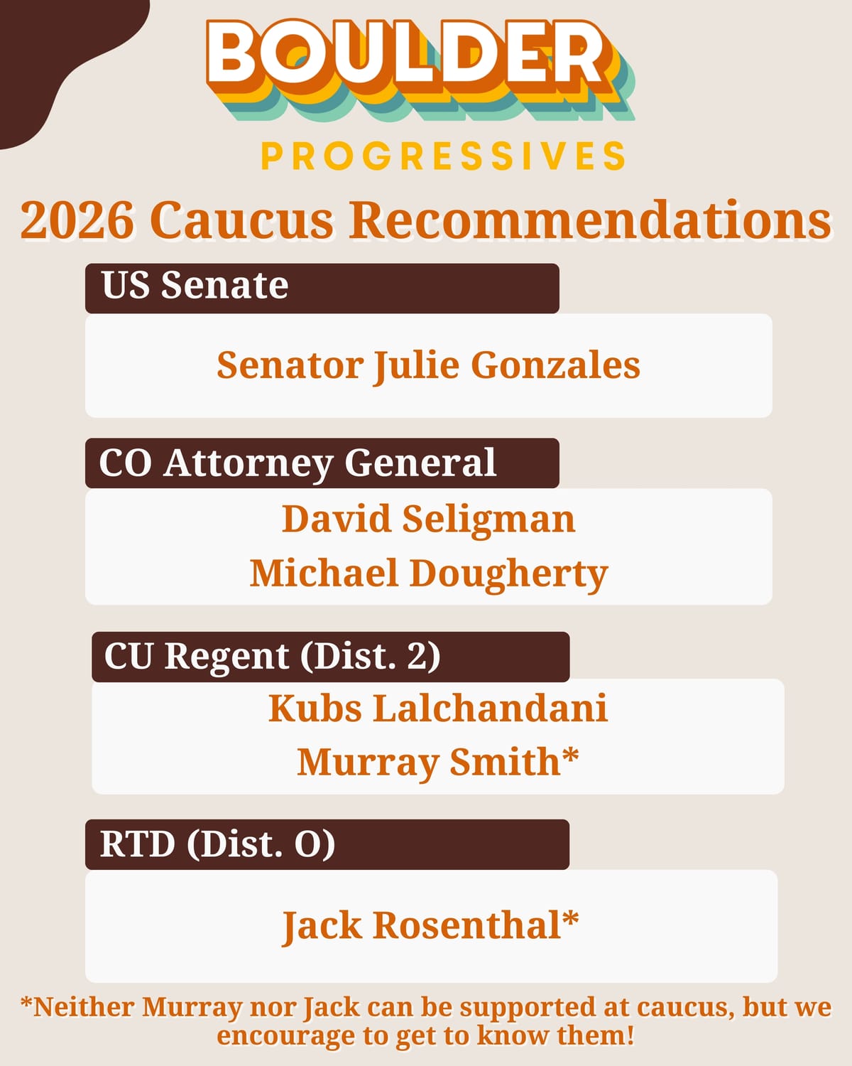 Our Democratic Caucus Recommendations and How to Attend