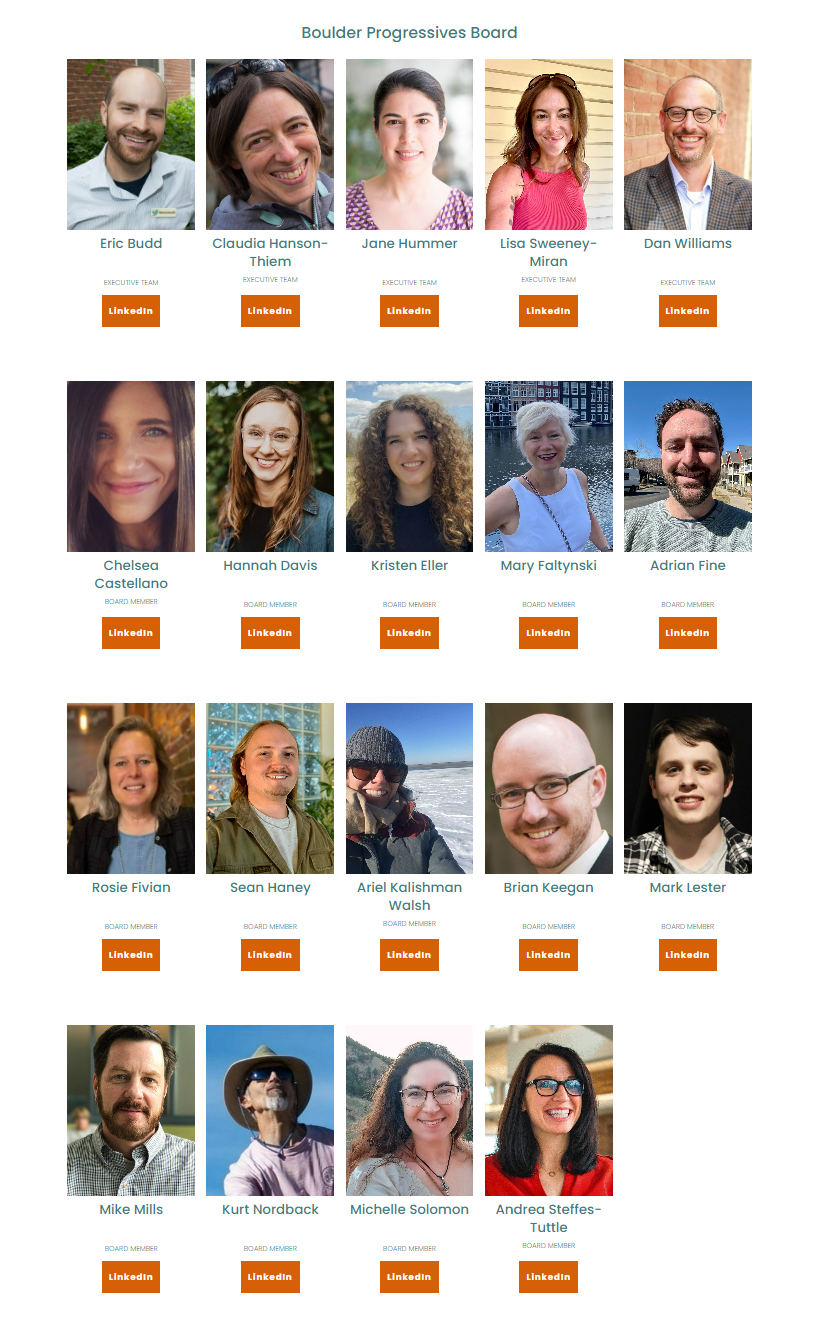 Boulder Progressives Announces an Expansion of Our Board of Directors