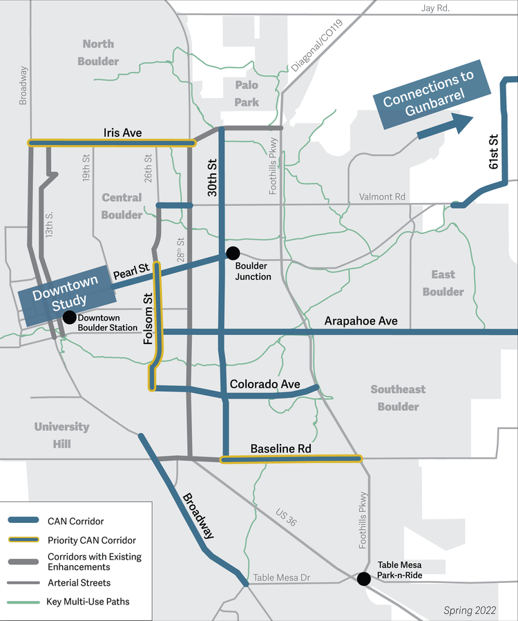 Continuing Boulder’s Core Arterial Network is essential for transportation