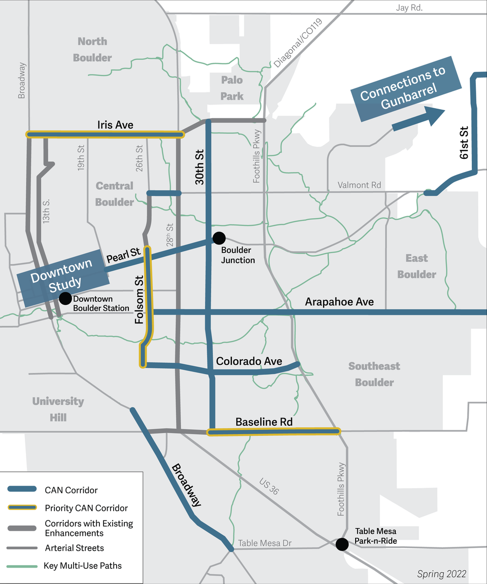 Continuing Boulder’s Core Arterial Network is essential for transportation