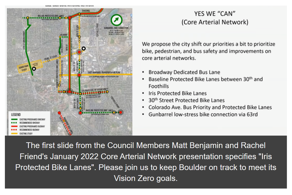 Support a Safer, Greener Iris Avenue